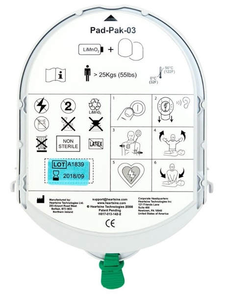 BSS - HeartSine Elektrodenkassette Erwachsene