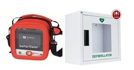 BSS - Primedic myPAD BAS + AED-Wandkasten Metall mit Alarm, Bundle